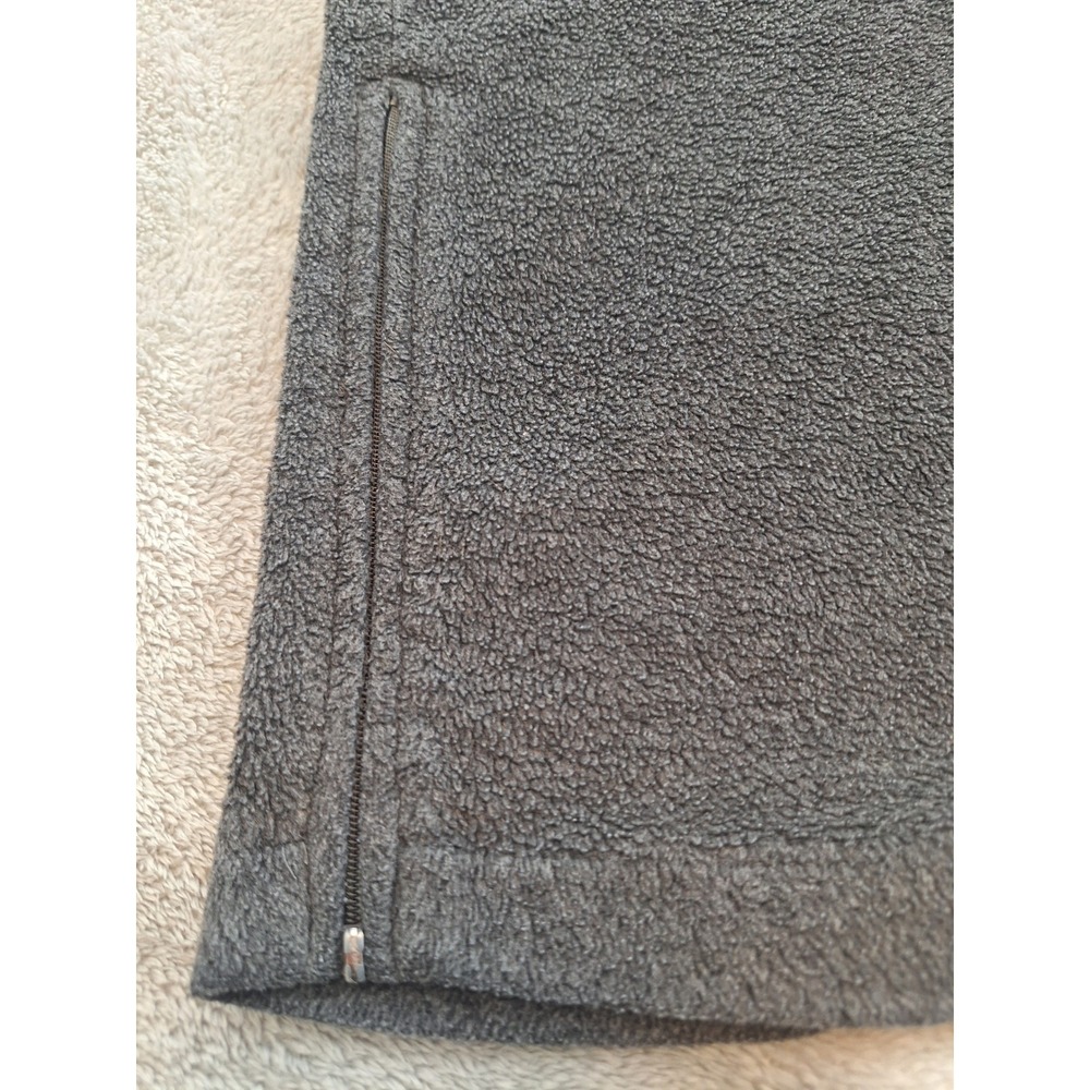 Perry Ellis America Active Mens Fleece Sweatpants Gray Drawstring Ankle Zip L - Picture 6 of 9